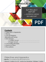 Controlling Speed of DC Motor Using 555 Timer!: Elp Project