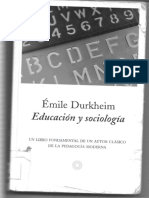 Durkheim+-+Educación+y+Sociología +cap+1+y+2