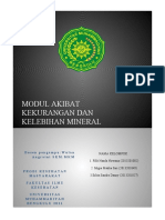 Modul Kekurangan&kelebihan Mineral - Kelompok4