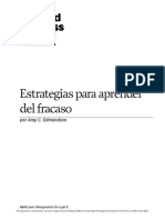 Estrategias para Aprender Del Fracaso