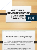 Historical Development of Community Organizing