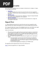 2 Degree ROADM: Signal Flow