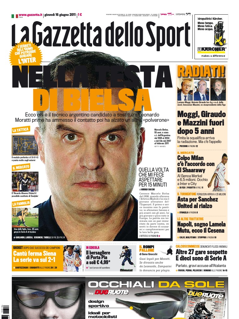 Gazzetta 20110616 | PDF, image size:768x1024