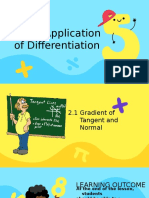 CH 2: Application of Differentiation