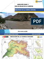 Reporte Hidrológico Cuenca Chicama 22 Jun