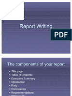 Report Writing