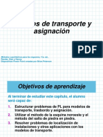 Progra Lineal - Mod. de Transporte