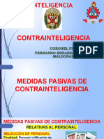 Medidas pasivas de contrainteligencia para proteger información