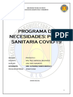 Informe Posta Sanitaria