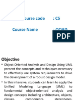 Object Oriented Analysis and Design (OOAD)