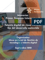 Memorias Simposio Talento Digital de Clase Mundial Sep 2021