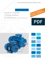 General Purpose 3 Phase Motors E2 Efficiency: Nical Ca Talog Ue