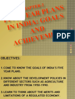 Five Year Plans in India Goals & Achievements