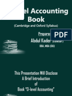 O-Level Accounting Book
