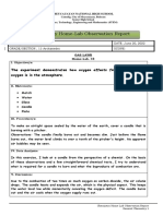 Chemistry Laboratory Report Template