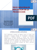 Procesos Industriales - Planificación de La Producción I