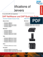 Rack and Tower Sap Certifications