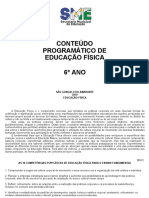 Ed - Física-6º Ano - Proposta