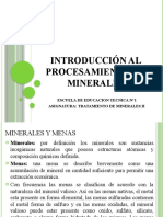 Introducción a la concentración de minerales