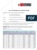 Resultados de La Prueba Diagnostica