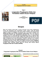554 Topik 1 - Pengenalan Penghayatan Etika Dan Peradaban Acuan Malaysia