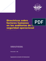 9806 Directrices Sobre Factores Humanos en Auditorias