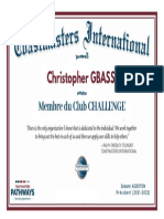 Toastmasters Club Challenge