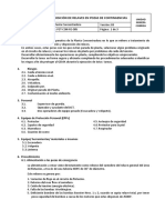 Disposición relaves pozas contingencia