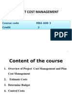 Chapter 1 Overview PCM and Plan Cost MGMT