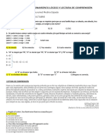 2° EVAL DE RAZONAMIENTO LÓGICO Y LECTURA DE COMPRENSIÓN