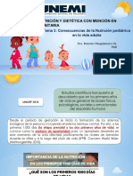 Unidad 2 Tema 3 Consecuencias de La Nutrición Pediatrica