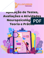 Aplicação de Testes Avaliações e Atividades Neuropsicológicas