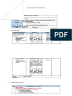 Planificación de Sesión de Aprendizaje - Estrada