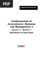 Fabm 2 q3 Week 5 Module 4 Statement of Cash Flows For Reproduction