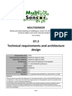 Technical Requirements and Architecture Design: Multisensor