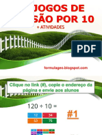 10 JOGOS DE DIVISÃO POR 10