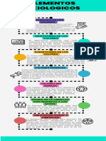 Infografía de Línea de Tiempo Con Recorrido Por Meses Gestión de Proyectos Multicolor