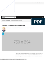 Aprenda Como Calcular Uma Escada