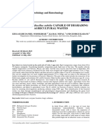 ISOLATION OF Bacillus Subtilis CAPABLE OF DEGRADING AGRICULTURAL WASTES