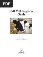 Silo - Tips - Calf Milk Replacer Guide Developed by Rob Costello Technical  Specialist | PDF | Milk | Soybean