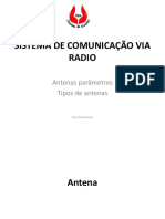 Sistema de Comunicação via Rádio - Antenas e Parâmetros