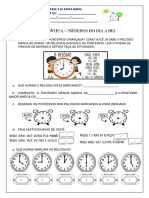 Números Do Dia A Dia Horas