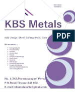 KBS Metals: KBS Design Sheet Gallery-Main Gate