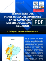 Estrategia para Luchar Contra La Desertificacion en Ecuador