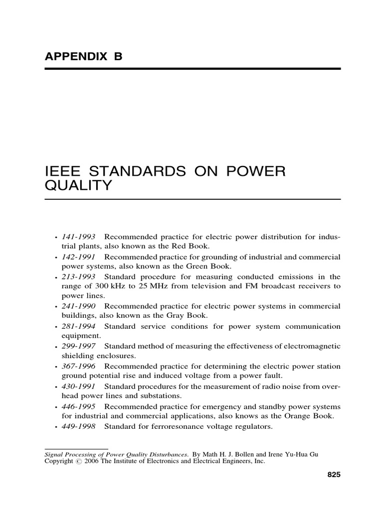 Signal Processing of Power Quality Disturbances - 2005 - Bollen ...