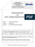 Process Design Basis FOR Unit 05 - Kerosene Hydrodesulphurization Unit