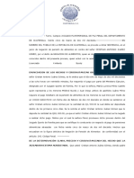 Acta de Sentencia Juicio de Negacion de Alimentos