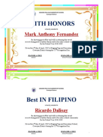 With Honors: Mark Anthony Fernandez