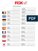 6 - Les Pays Et Leurs Nationalités (Avec Corrigés)