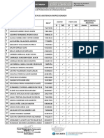 Lista de Asistencia